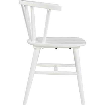 Grannen Side Chair - White - (D407-01)