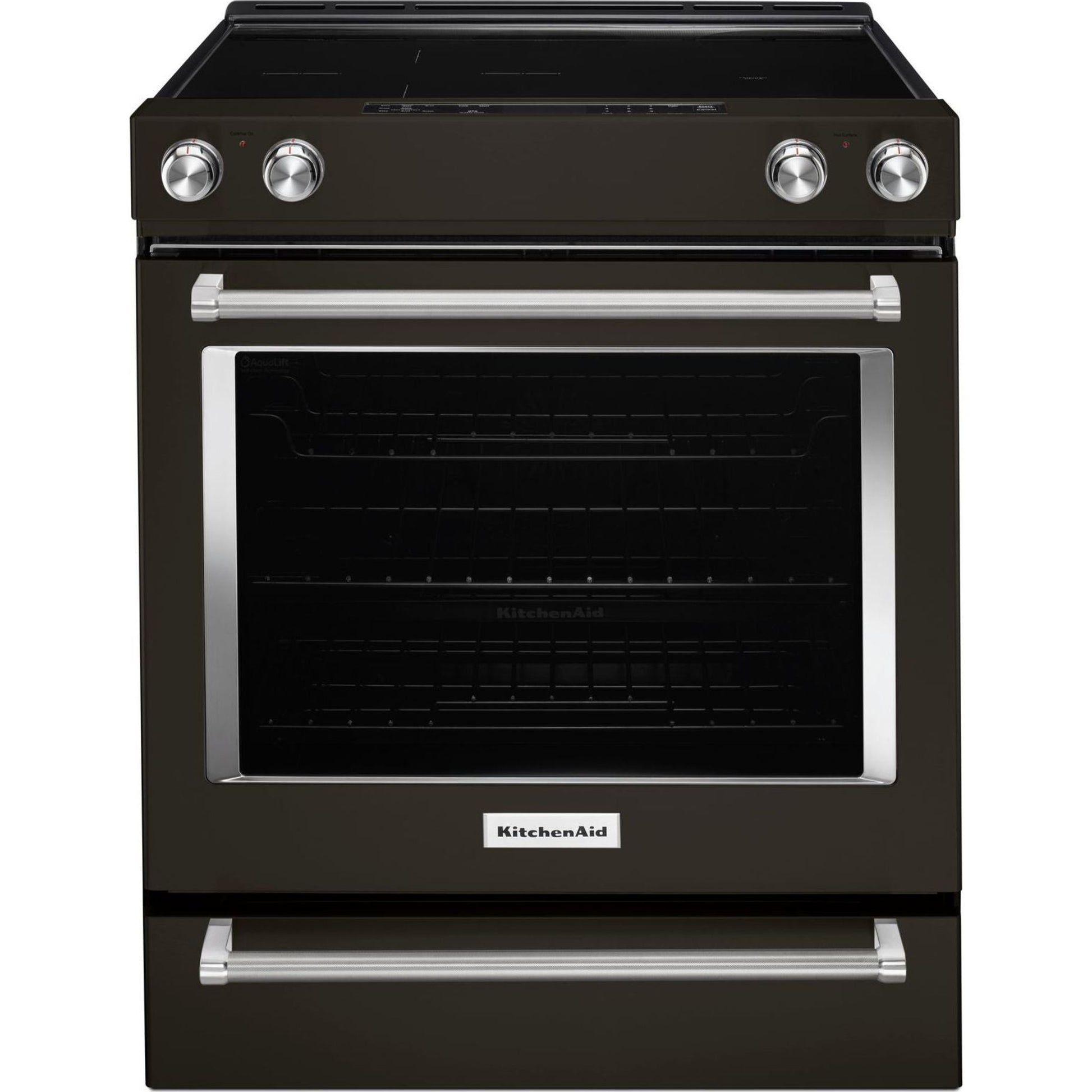 KitchenAid True Convection Range (YKSEG700EBS) - Black Stainless Steel