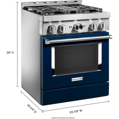 KitchenAid Gas Range (KFGC500JIB) - Ink Blue