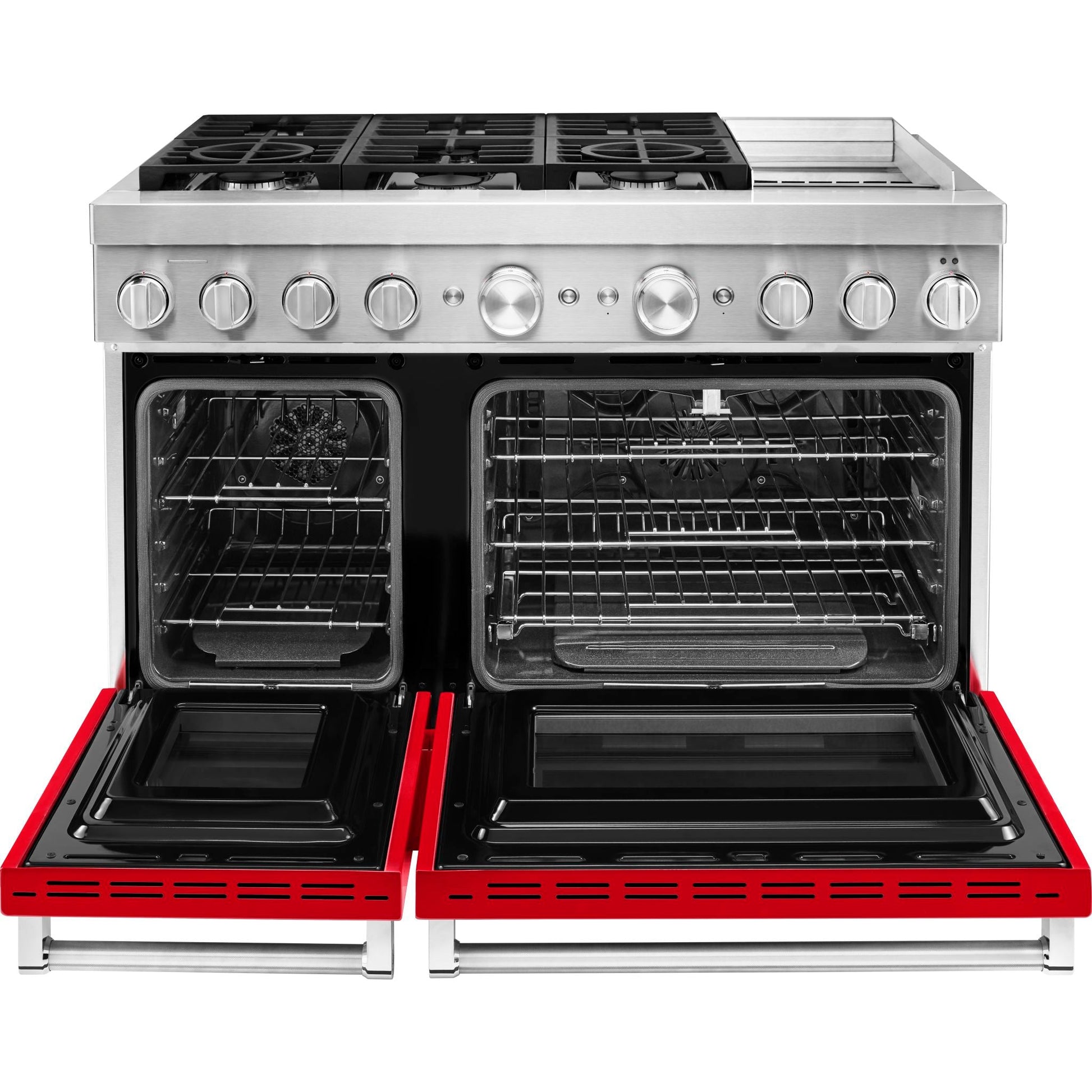 KitchenAid Dual Fuel Range (KFDC558JPA) - Passion Red