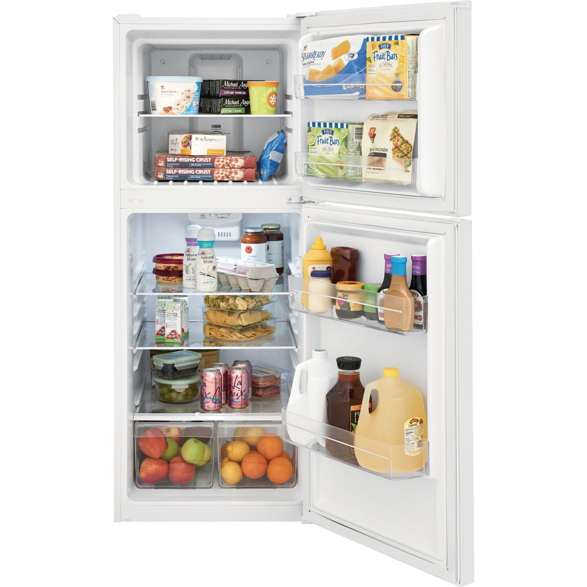 Frigidaire Top Mount Fridge (FFET1022UW) - White