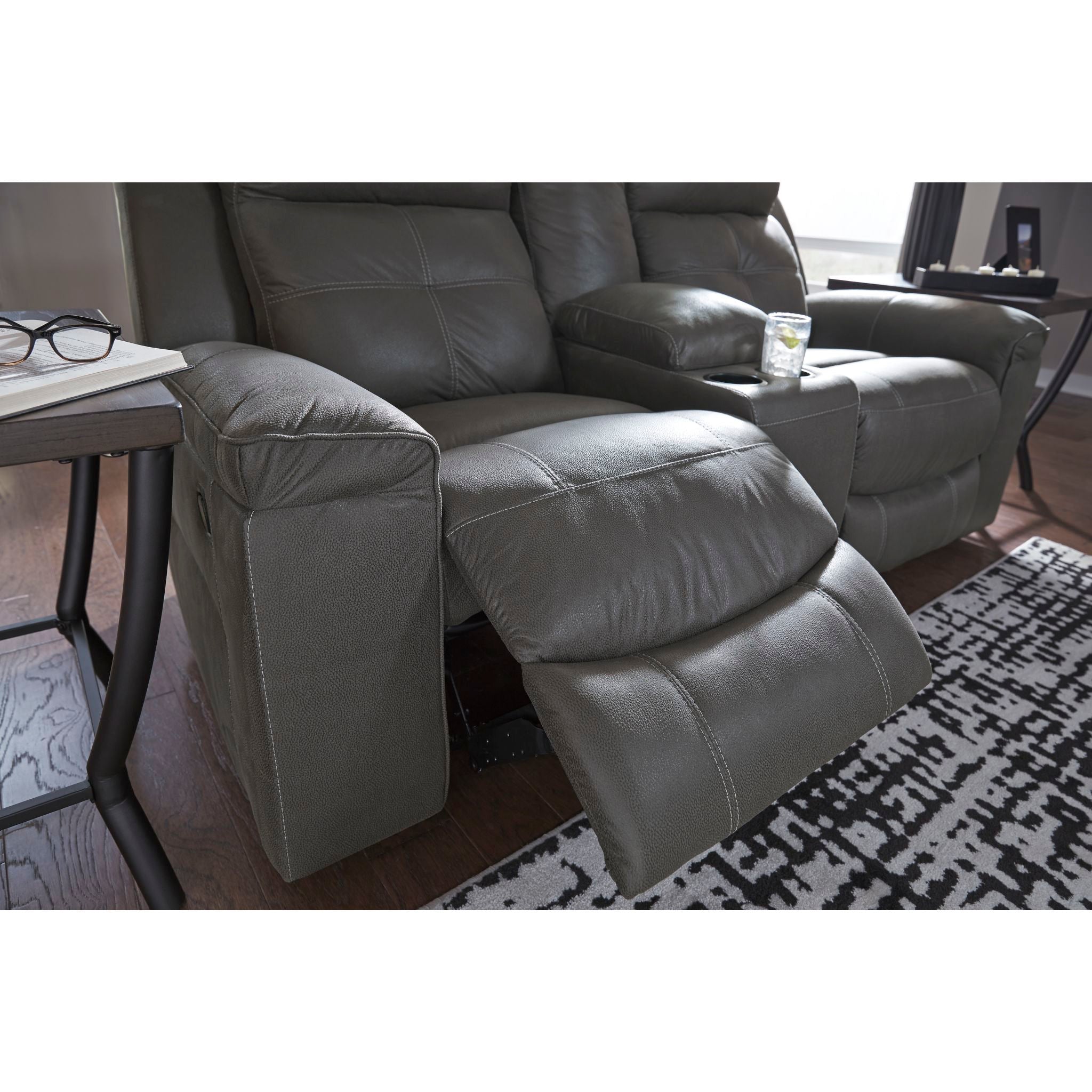 Jesolo Reclining Sofa Dark Gray ST ALBERT HOME FURNITURE
