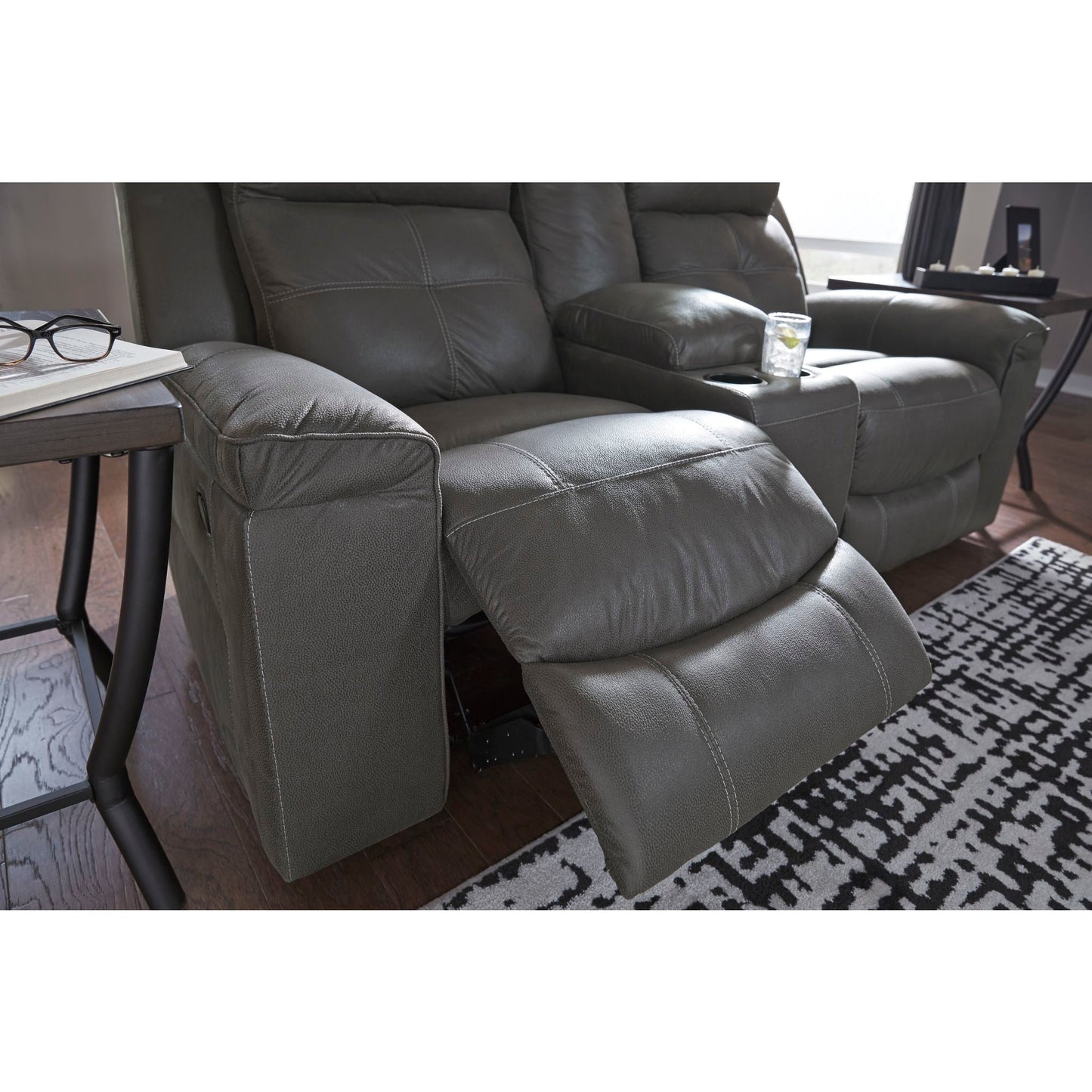 Jesolo Reclining Sofa - Dark Gray