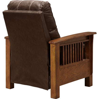 Cowlitz High Leg Recliner - Chocolate