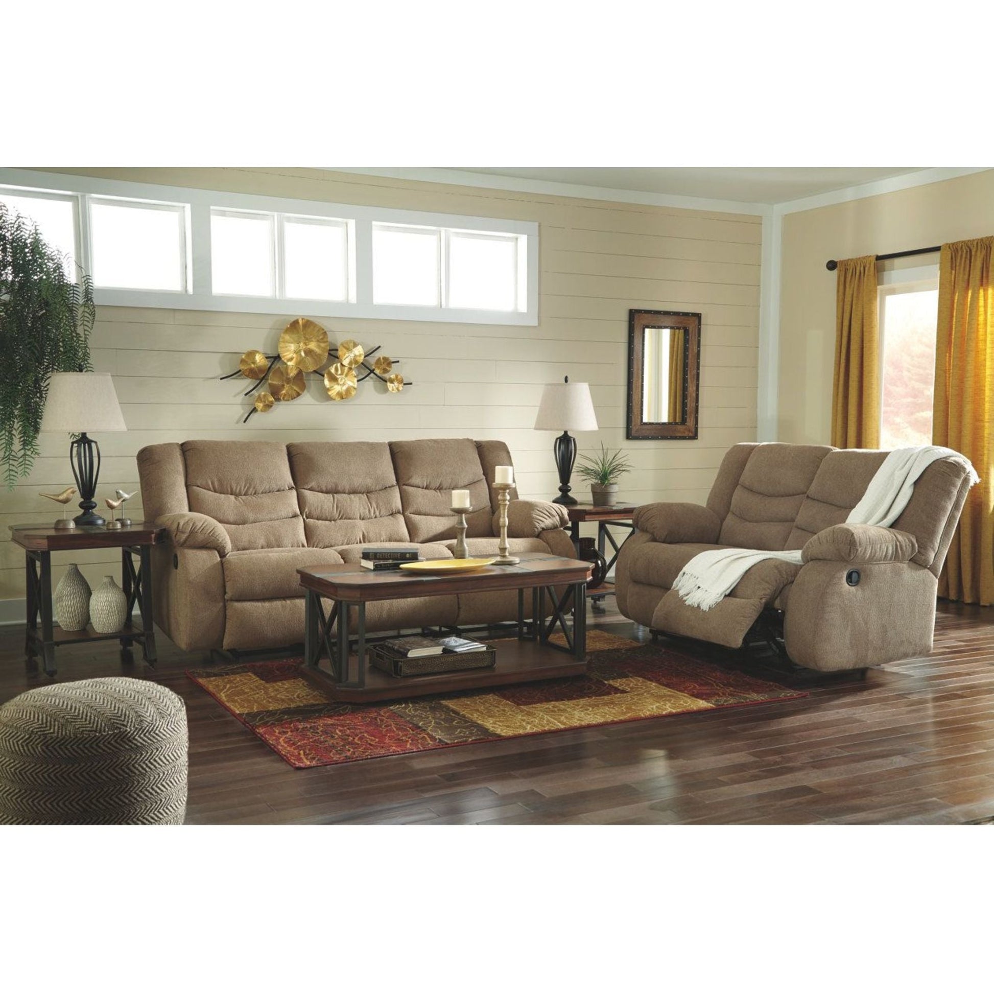 Tulen Reclining Sofa - Grey