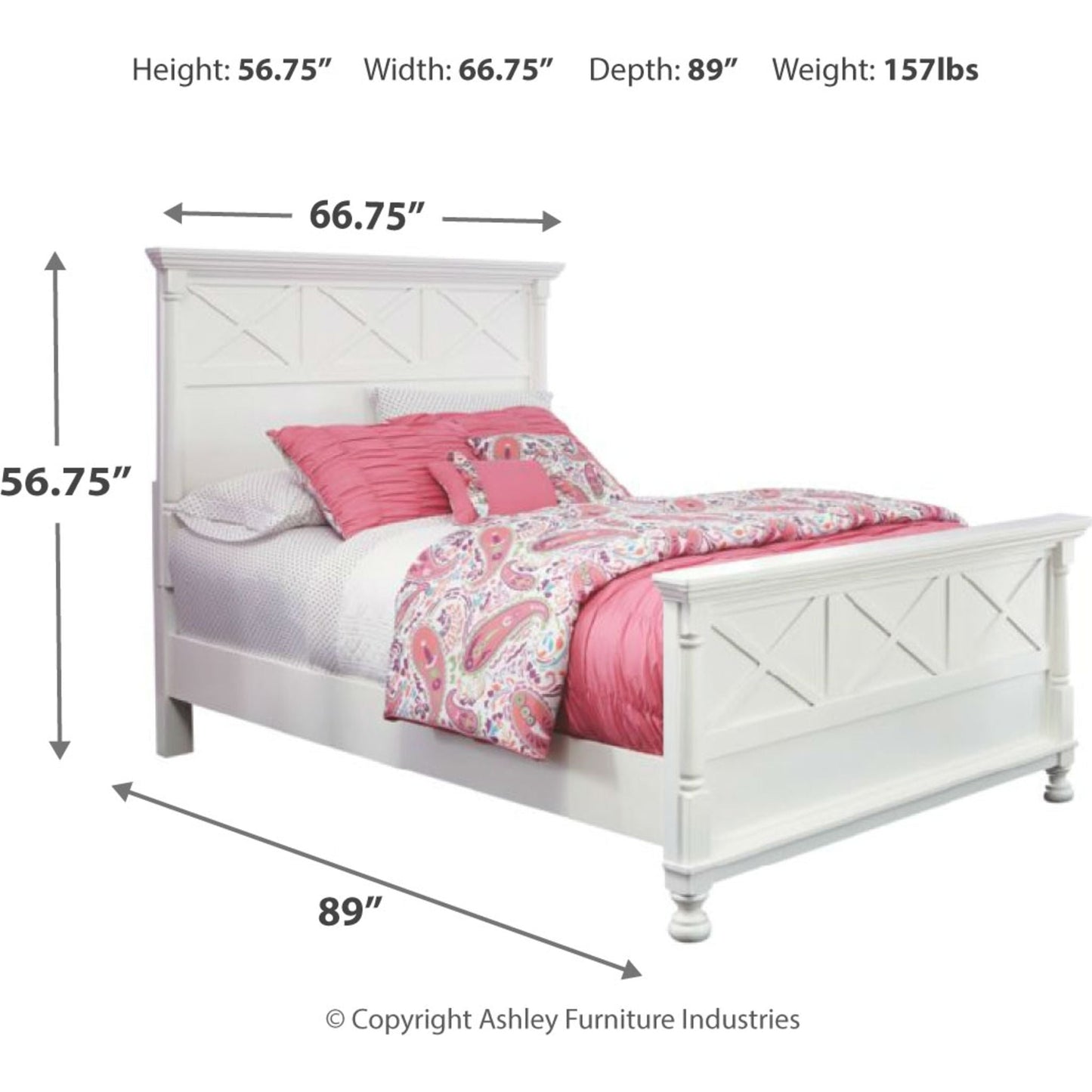 Kaslyn Panel Bed