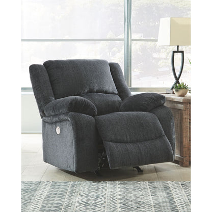 Draycoll Power Rocker Recliner - Slate