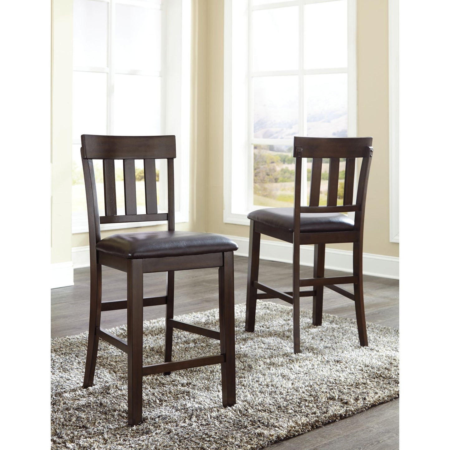 Baltica 2 Bar Stools - Dark Brown - (PKG000160)