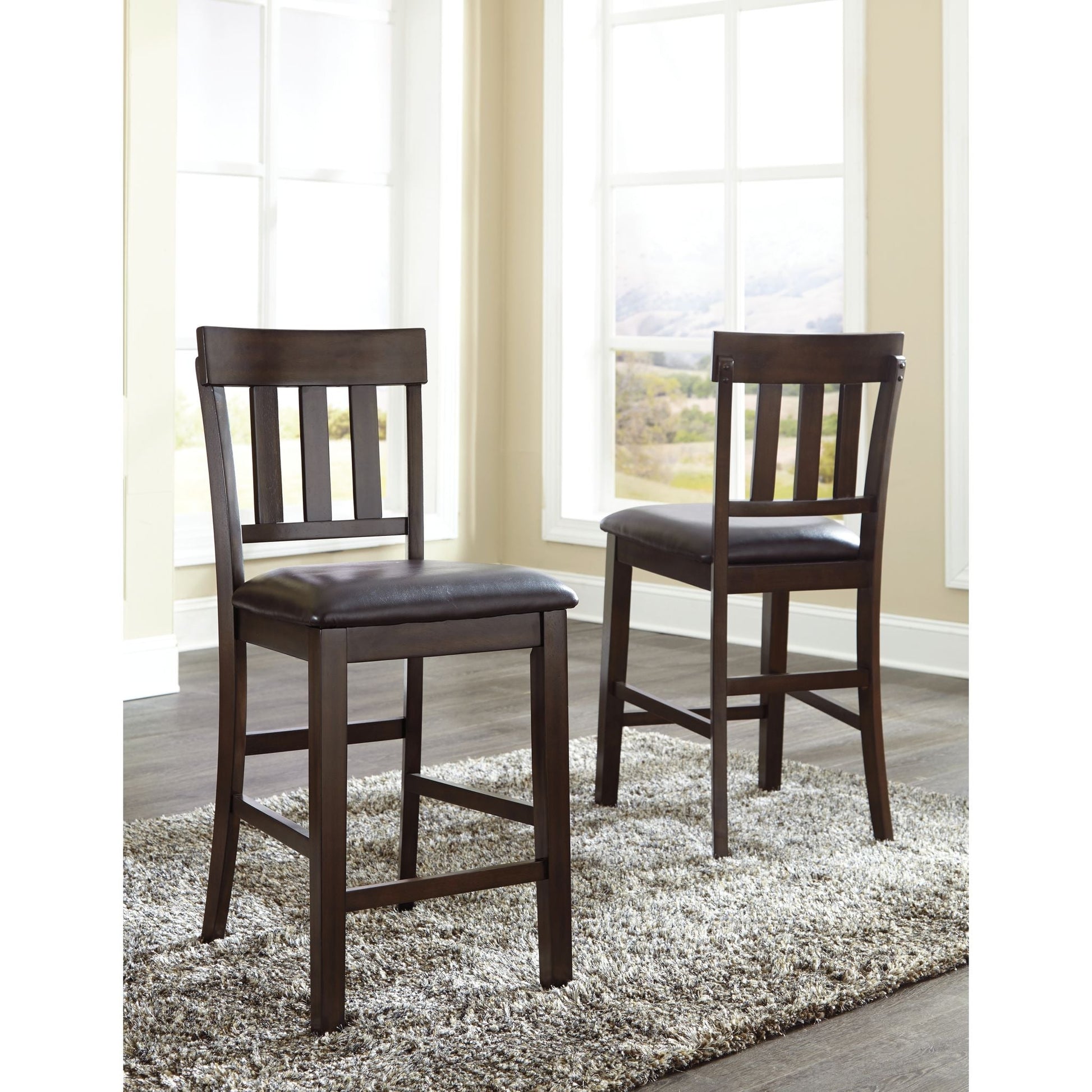 Baltica 2 Bar Stools - Dark Brown - (PKG000160)