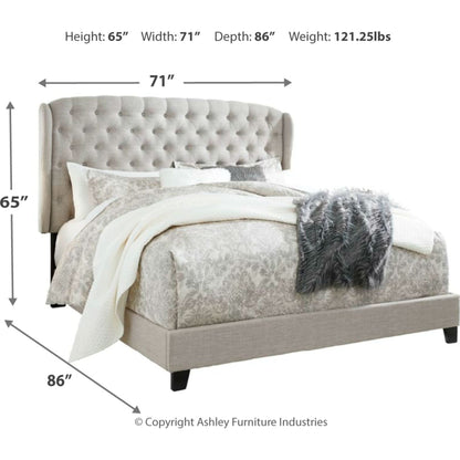 Jerary Queen Bed - Gray