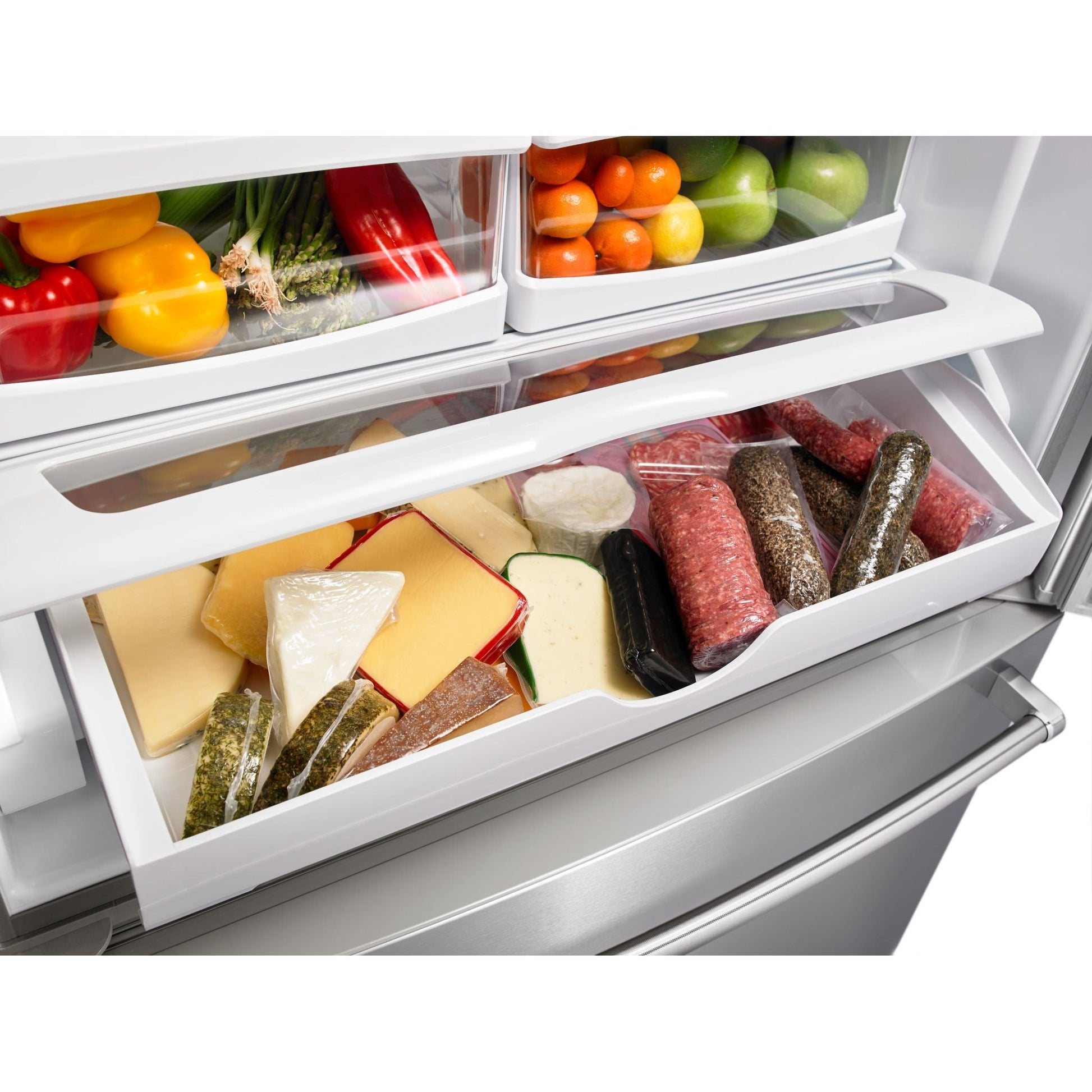 KitchenAid French Door Fridge (KRFF305ESS) - Stainless Steel