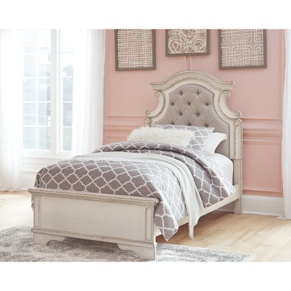 Realyn 5 Piece Twin Bedroom - Chipped White