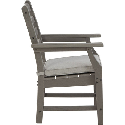 Outdoor Visola Chair-Set of 2 Gray