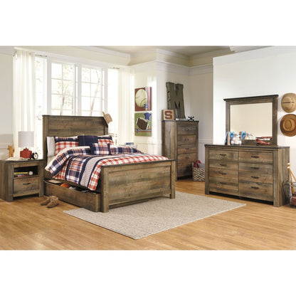 Trinell 5 Piece Bedroom - Brown