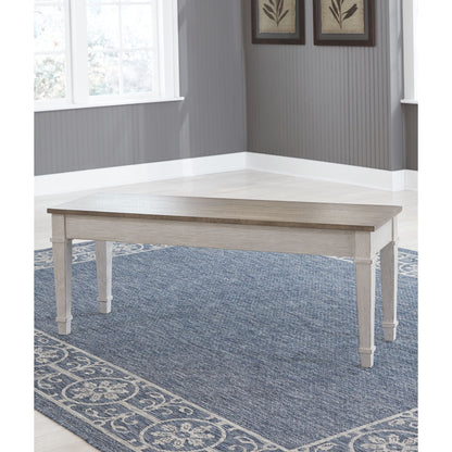 Skempton Bench - White/Light Brown - (D394-00)