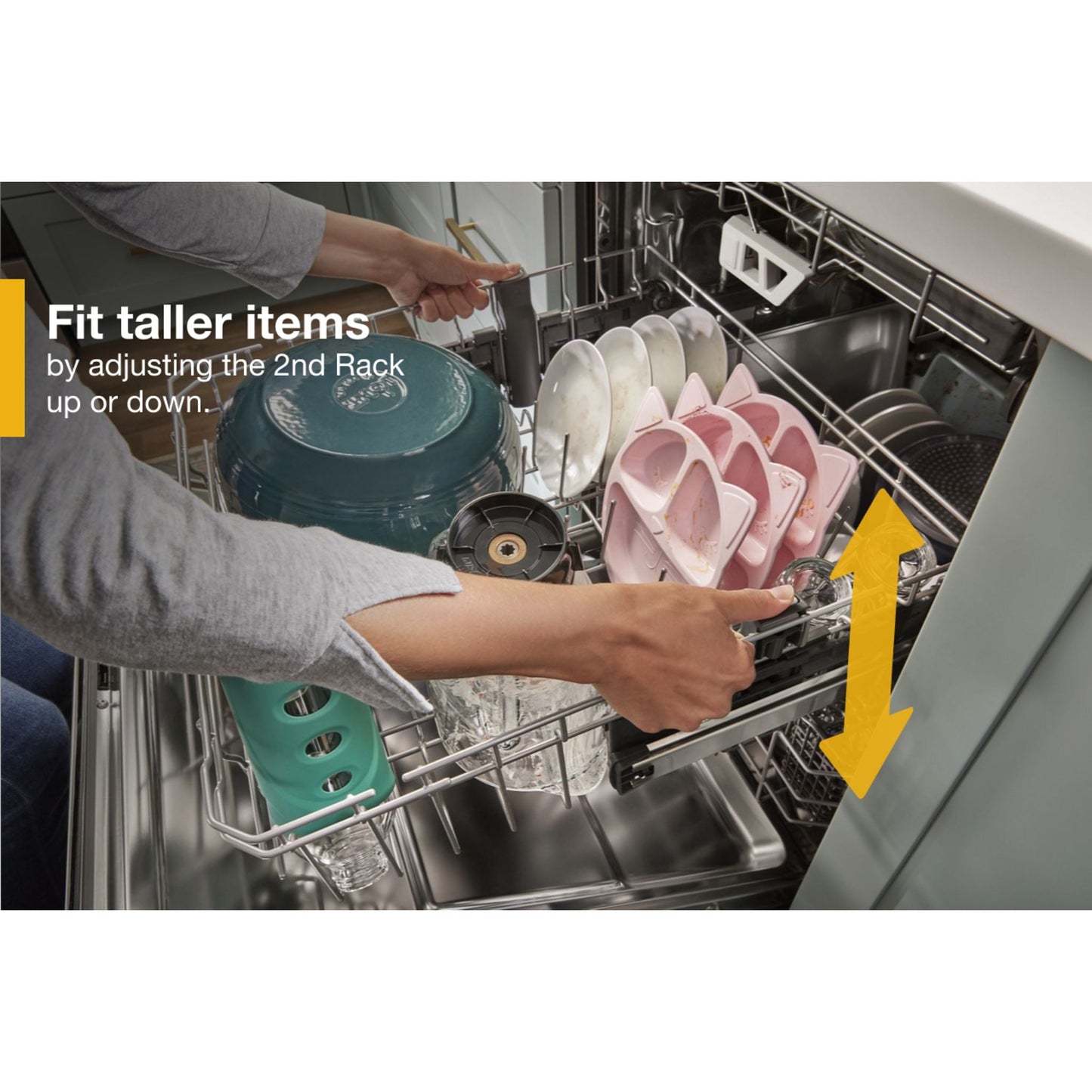Whirlpool Dishwasher (WDT970SAKV) - BLACK STAINLESS