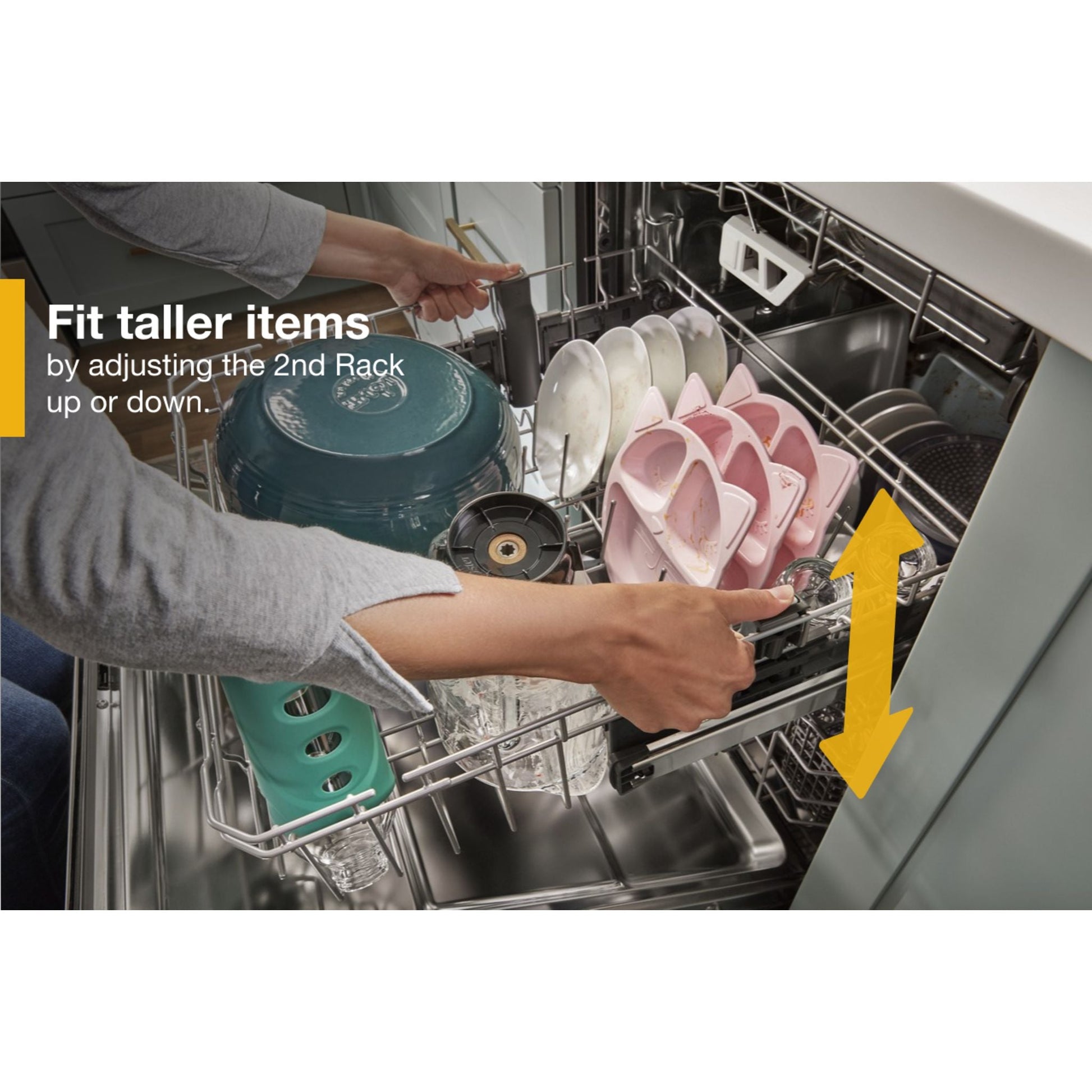 Whirlpool Dishwasher (WDT970SAKV) - BLACK STAINLESS