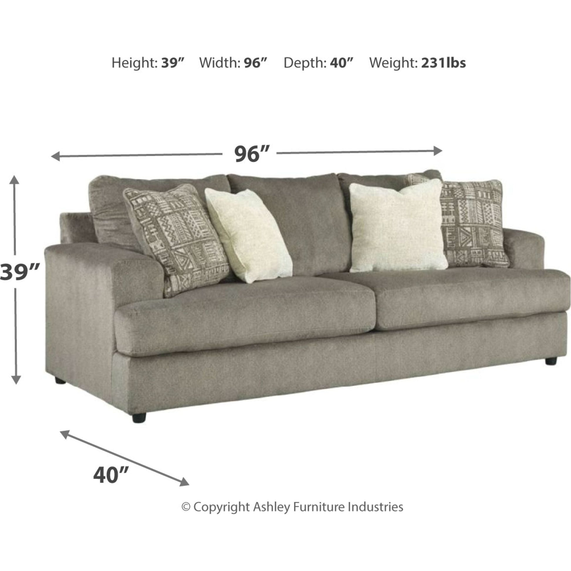 Soletren Queen Sleeper - Ash