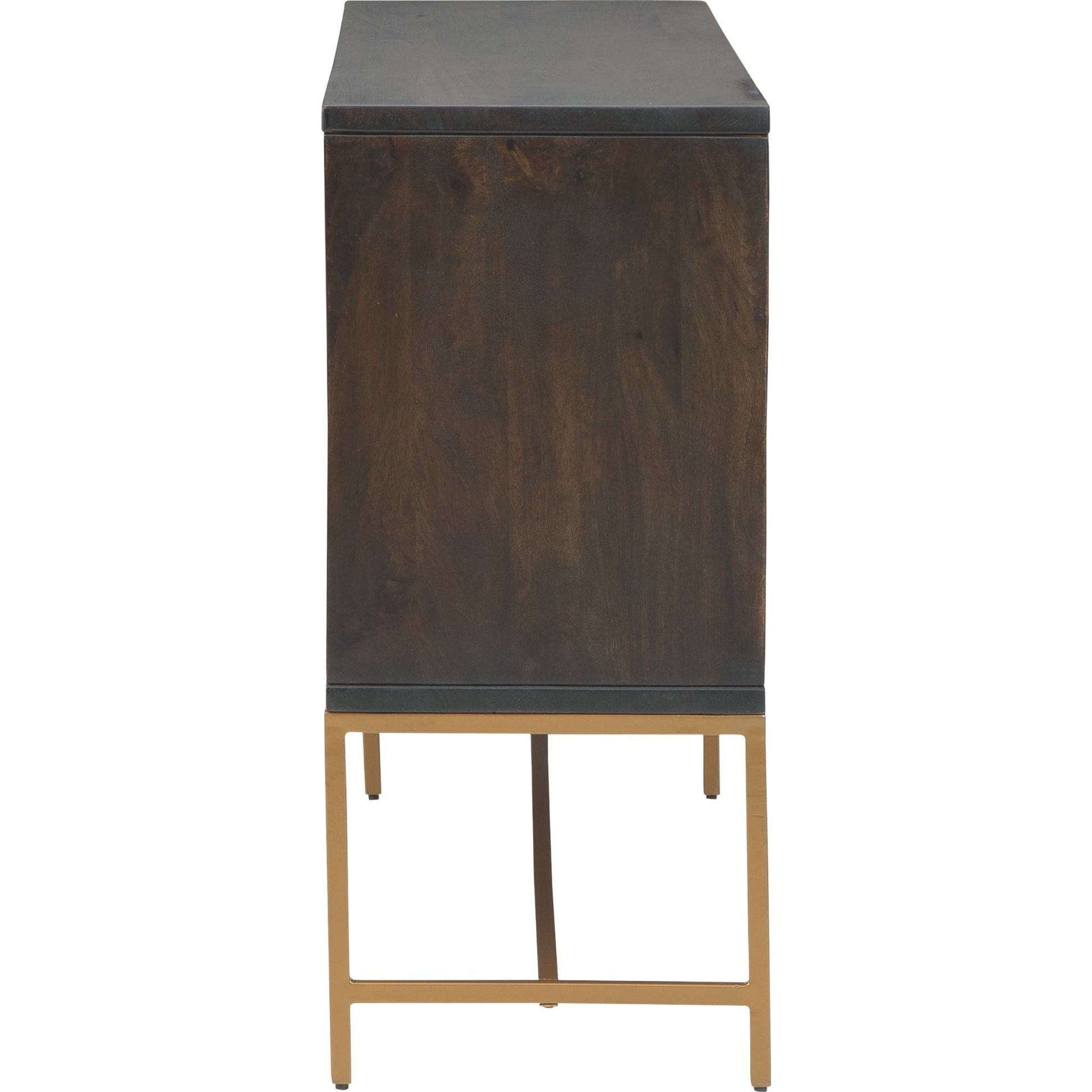 Elinmore Accent Cabinet - Brown/Gold Finish