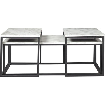 Donnesta 3 Pack Tables - White