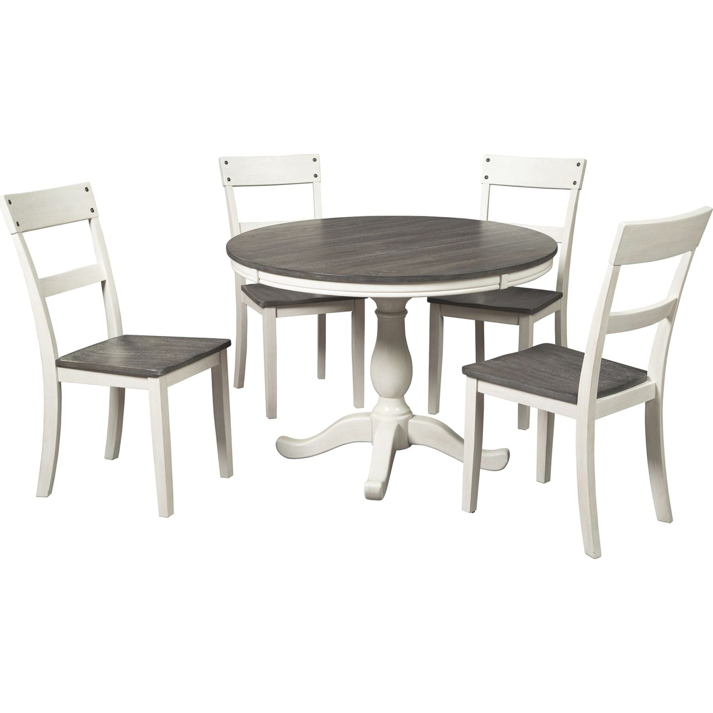 Nelling Round Table - White - (D287D2)