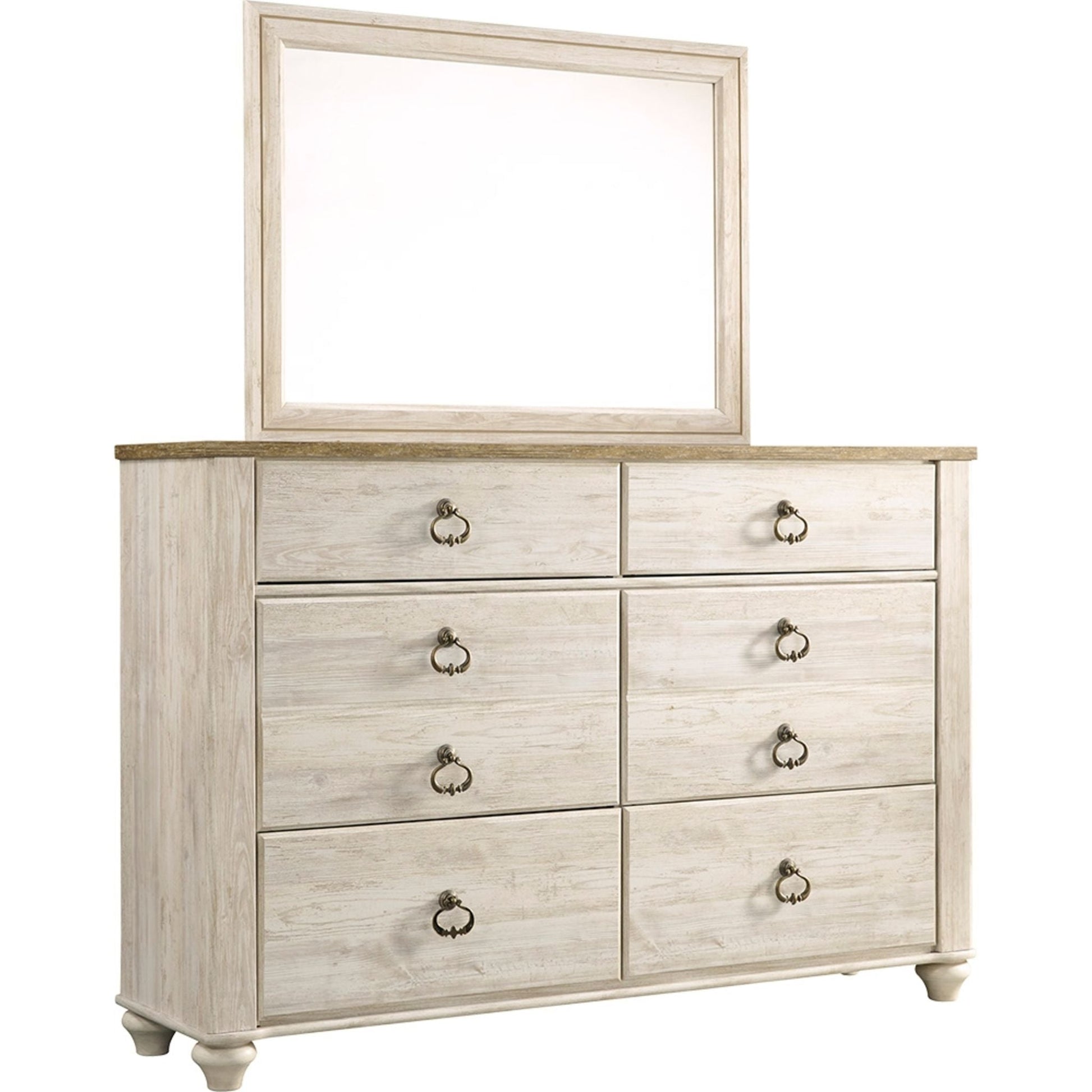 Josie 5 Piece Twin Bedroom - Whitewash