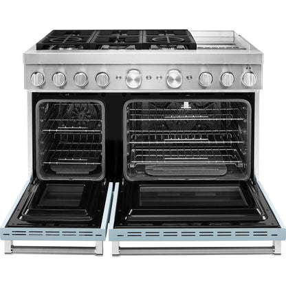 KitchenAid Dual Fuel Range (KFDC558JMB) - Misty Blue