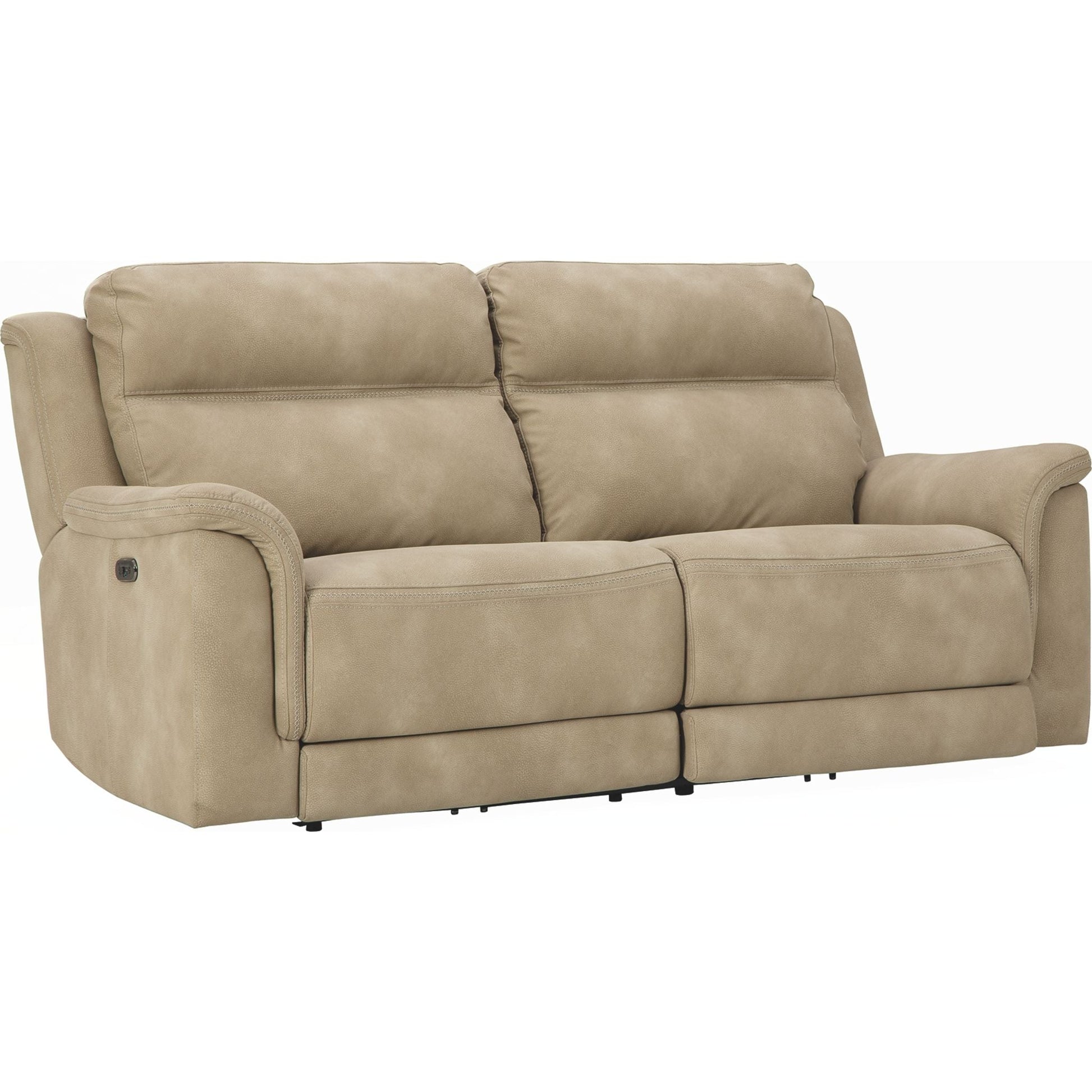 Next Power Reclining Sofa - Sand