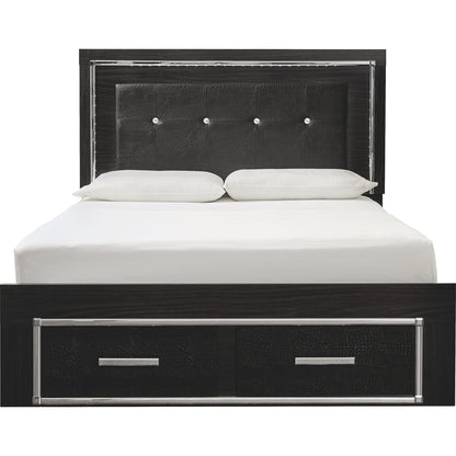 Kaydell 3 Piece Queen Bed - Black
