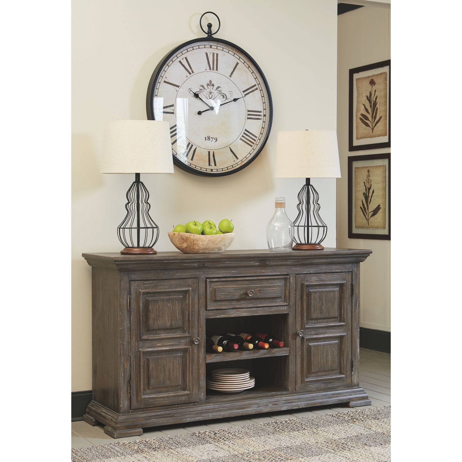 Wyndahl Server - Rustic Brown - (D813-60)