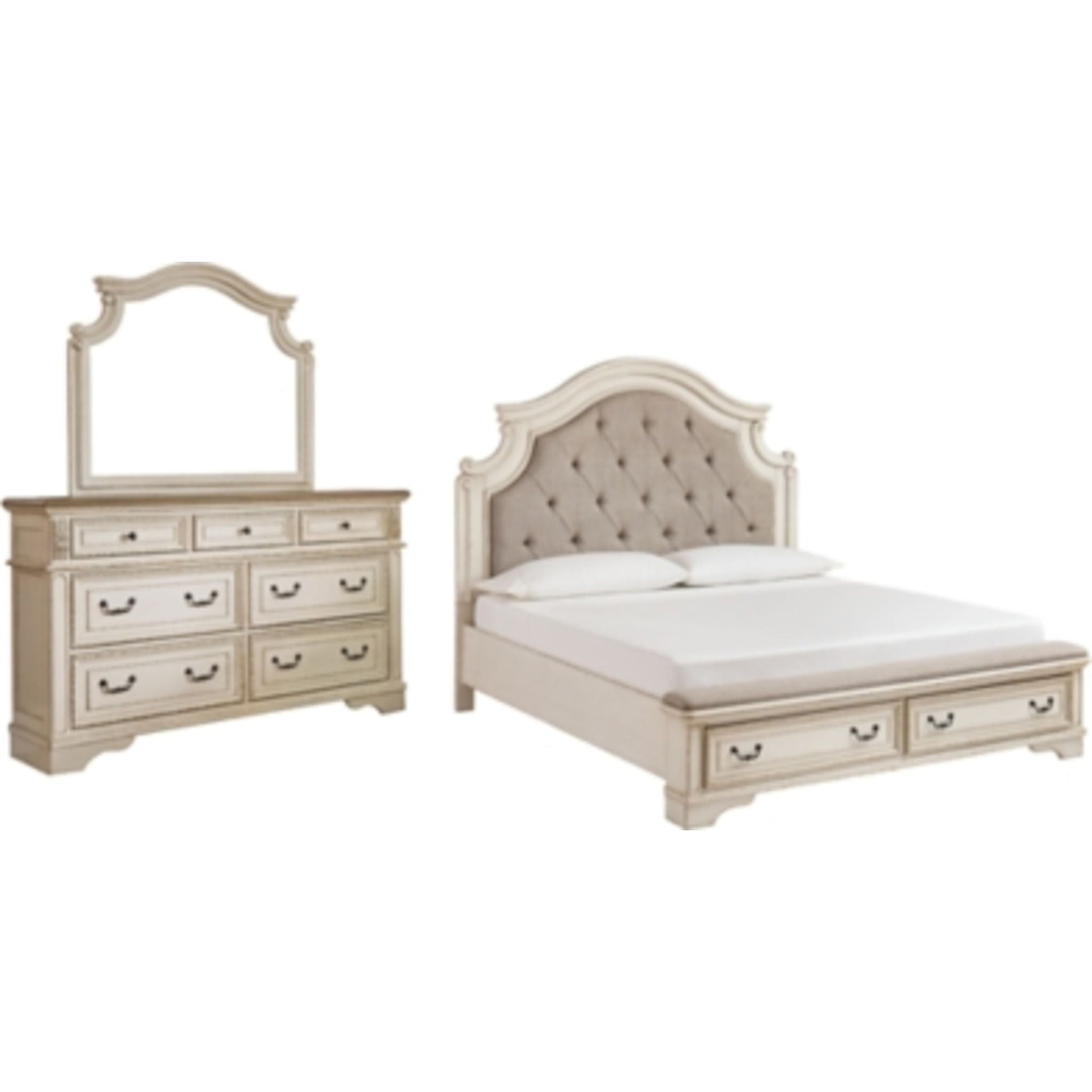 Realyn 5 Piece Bedroom Package - Two-tone