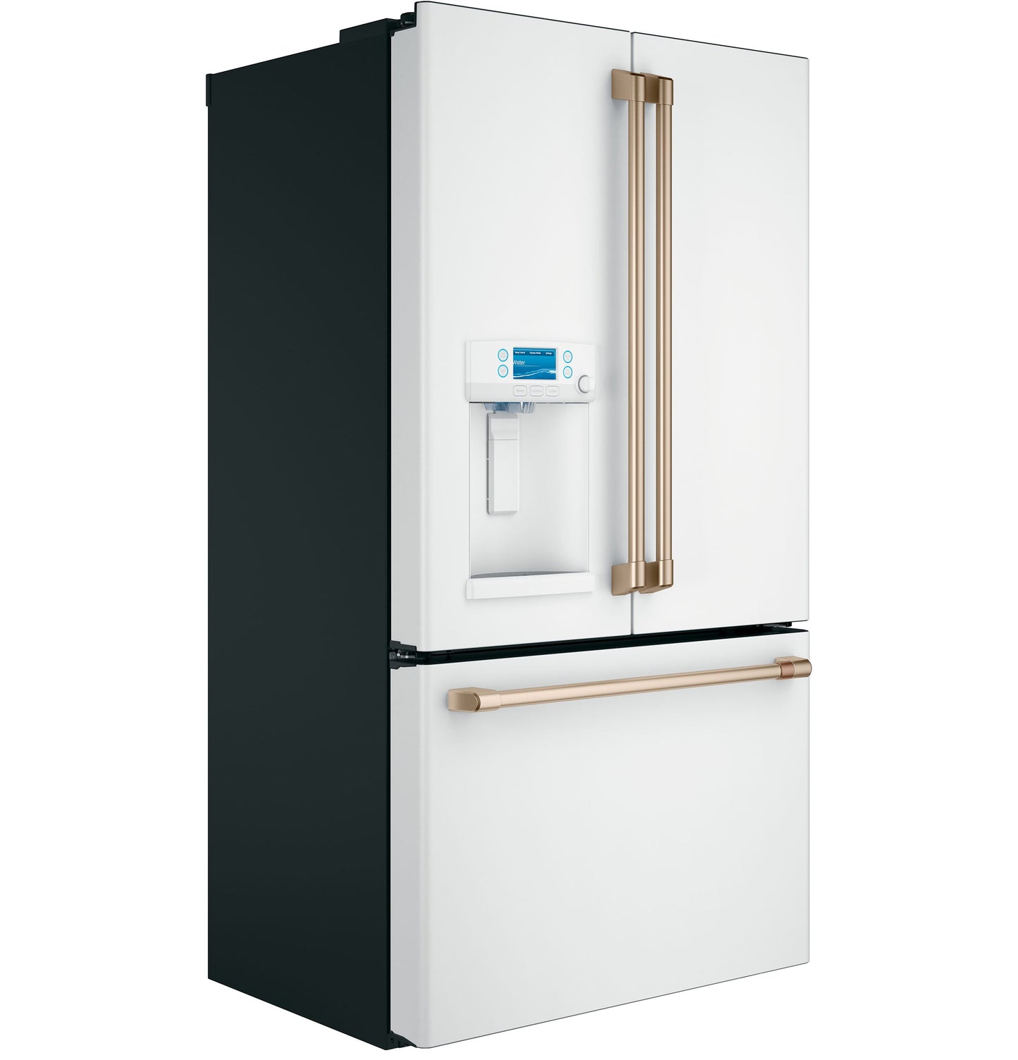 Café 22.2 Cu. Ft. Counter-Depth French-Door Refrigerator with Hot Water Dispenser Matte White - CYE22TP4MW2