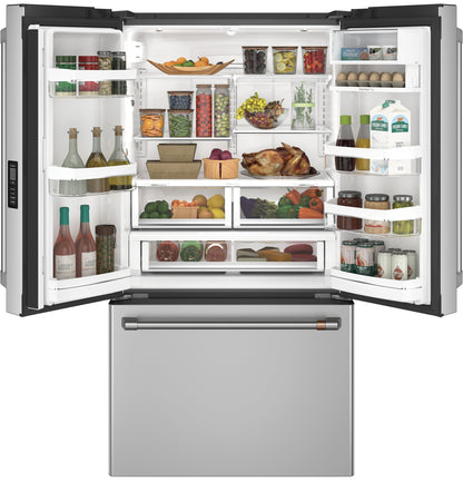 Café 23.1 Cu. Ft. Counter-Depth French-Door Refrigerator Stainless Steel - CWE23SP2MS1