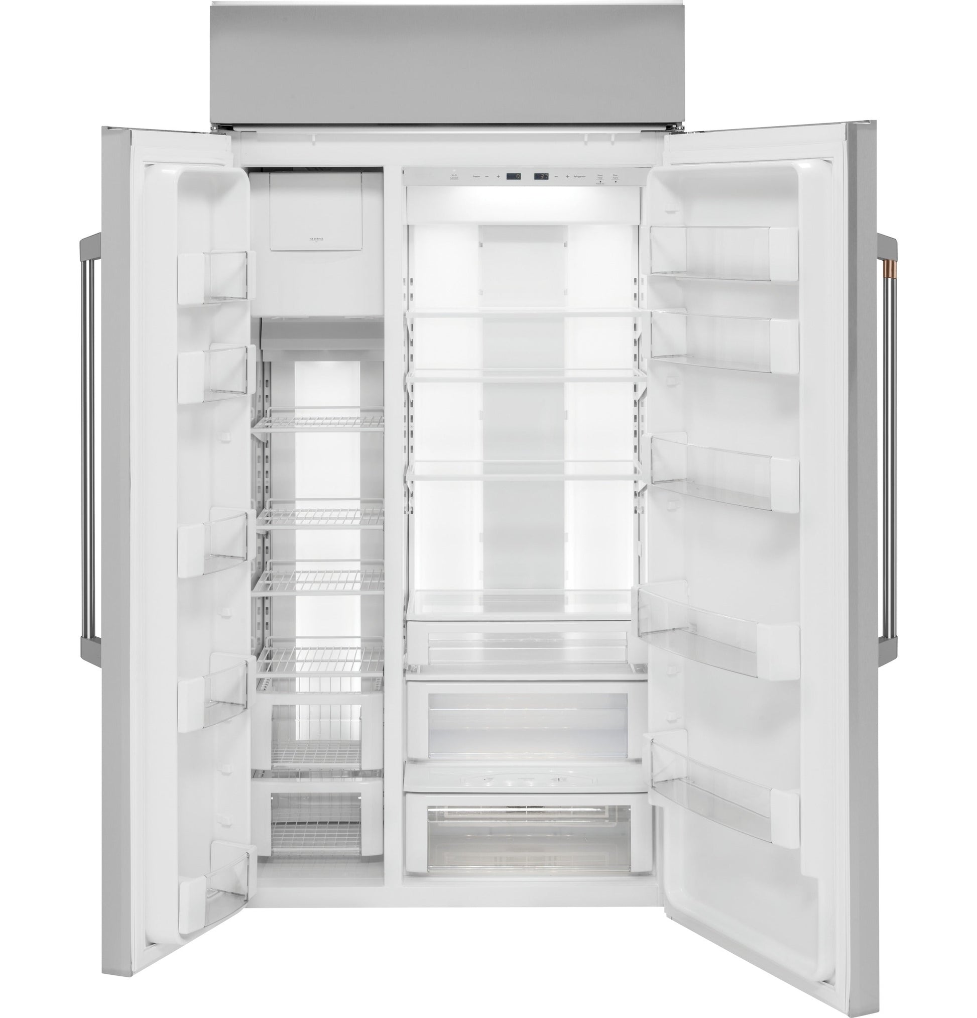 Café 48" Built-In Side-by-Side Refrigerator Stainless Steel - CSB48WP2NS1