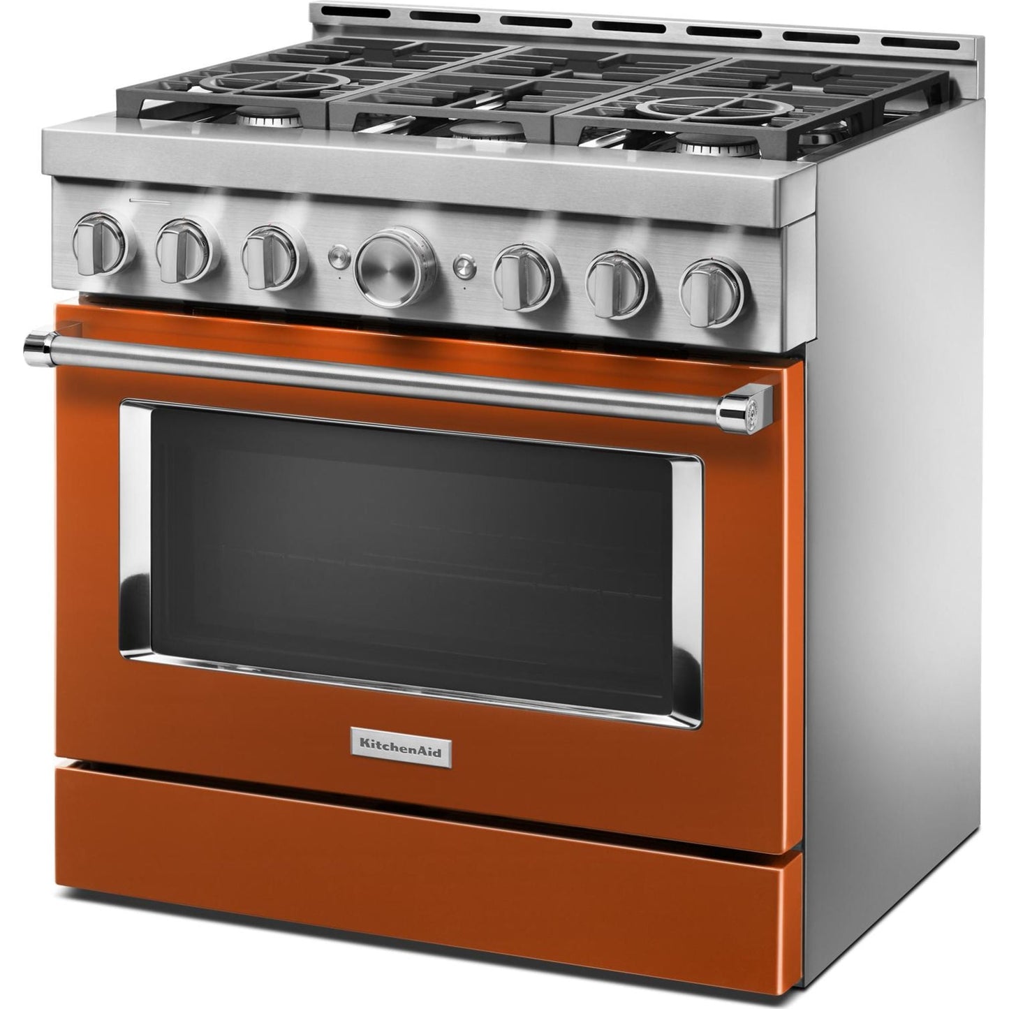 KitchenAid Gas Range (KFGC506JSC) - Scorched Orange