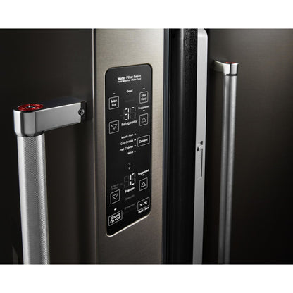 KitchenAid French Door Fridge (KRFC704FBS) - Black Stainless