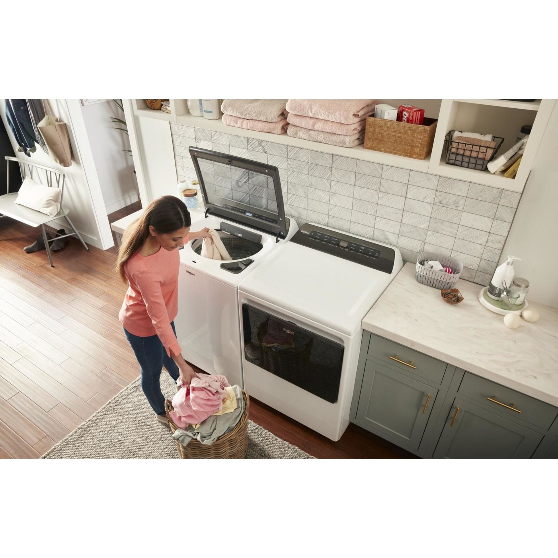 Whirlpool Top Load Washer (WTW6120HW) - White