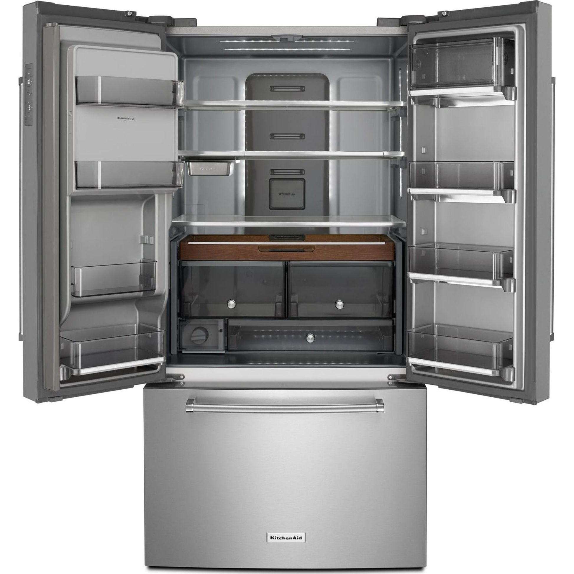 KitchenAid French Door Fridge (KRFC704FPS) - Stainless Steel