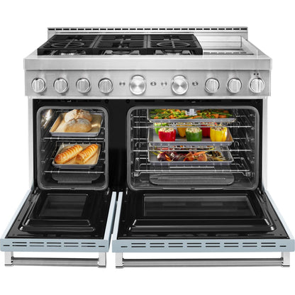KitchenAid Gas Range (KFGC558JMB) - Misty Blue