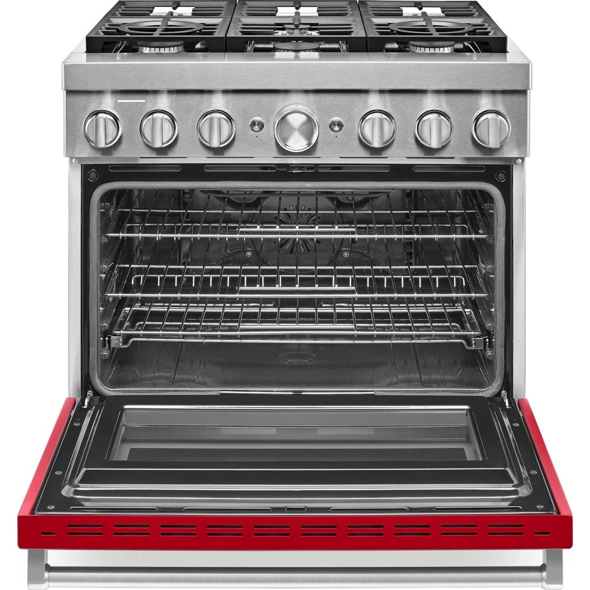 KitchenAid Dual Fuel Range (KFDC506JPA) - Passion Red