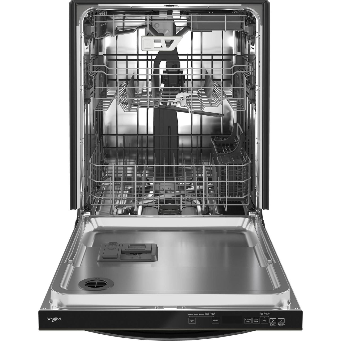 Whirlpool Dishwasher (WDT970SAKV) - BLACK STAINLESS