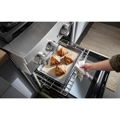KitchenAid Dual Fuel Range (KFDC500JAV) - Avocado Cream