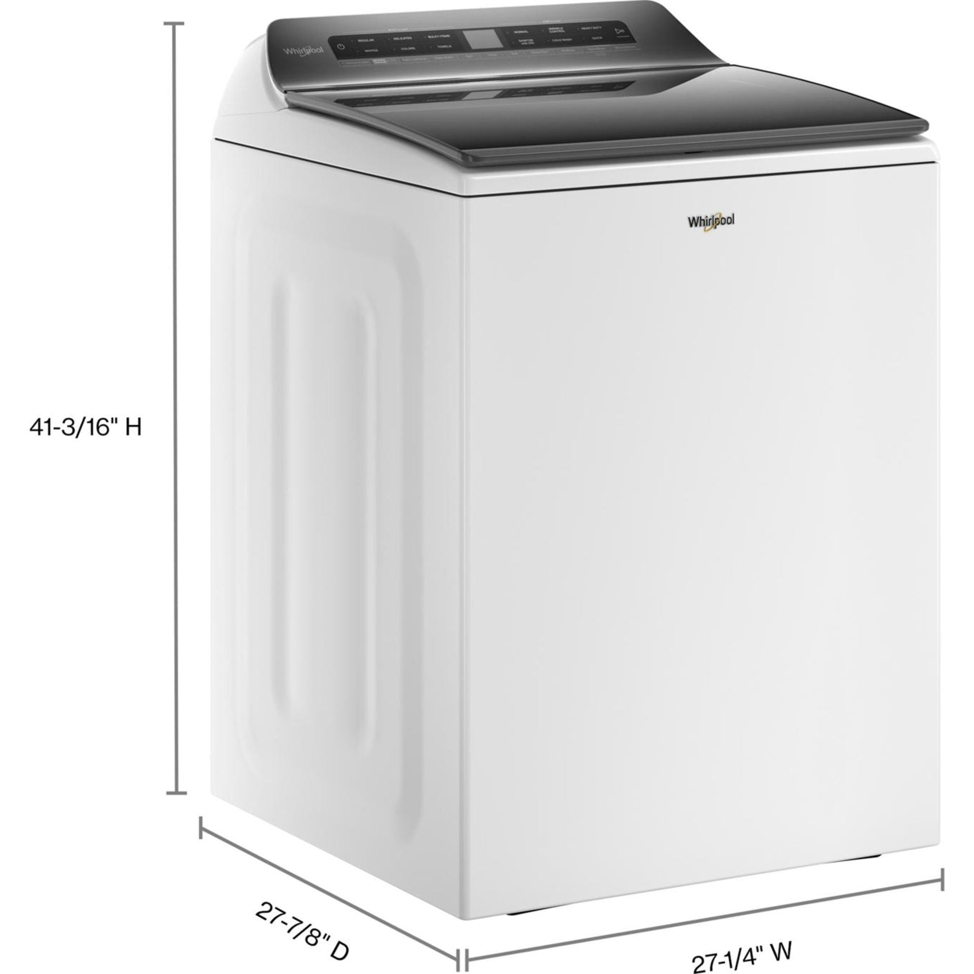 Whirlpool Top Load Washer (WTW6120HW) - White