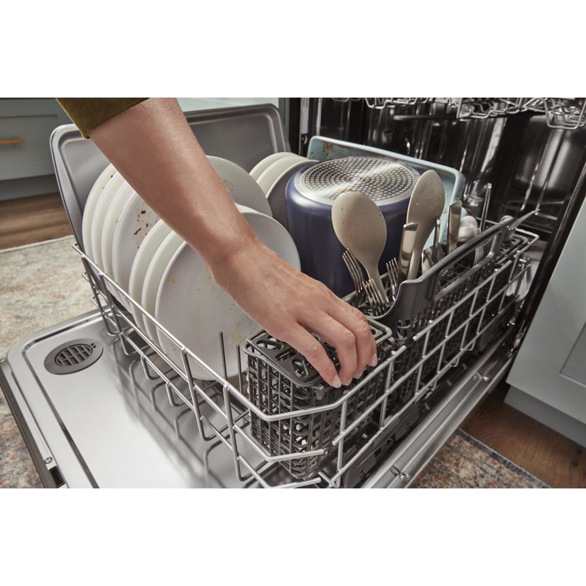 Whirlpool Dishwasher (WDT970SAKV) - BLACK STAINLESS
