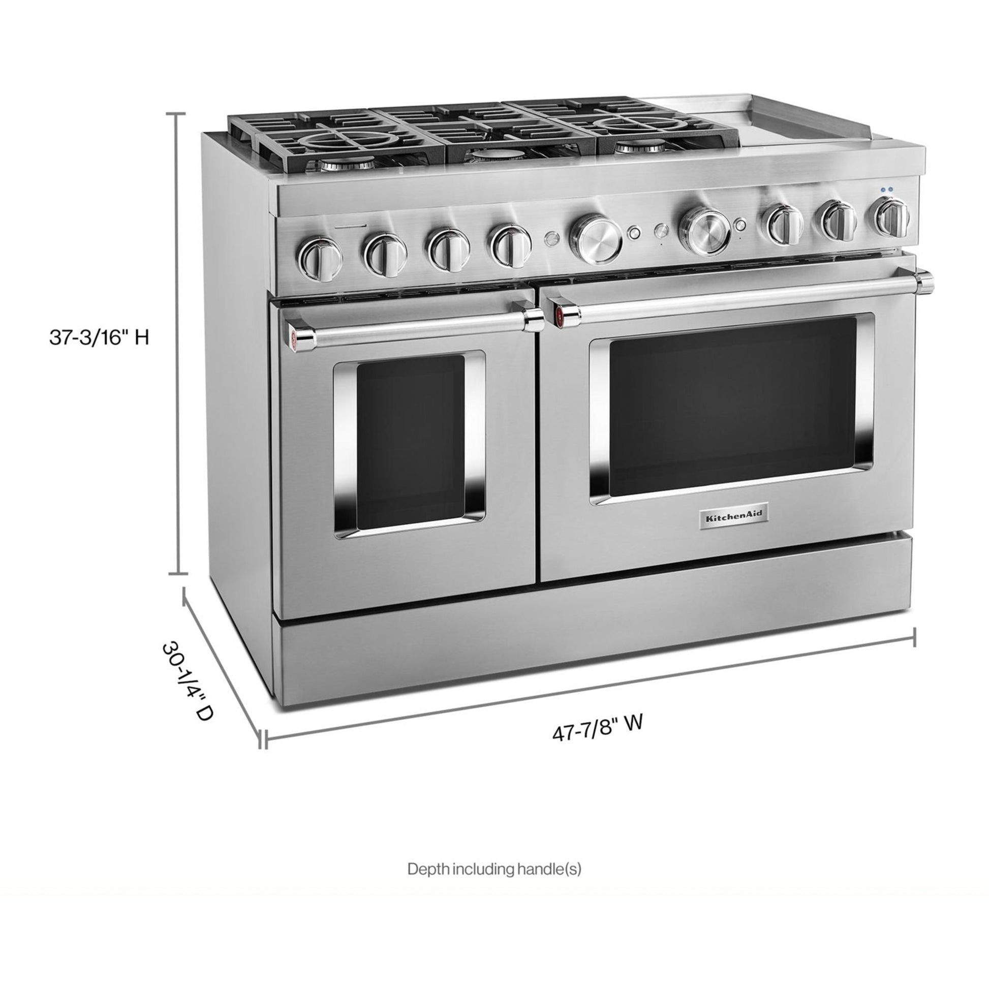 KitchenAid Dual Fuel Range (KFDC558JSS) - Stainless Steel