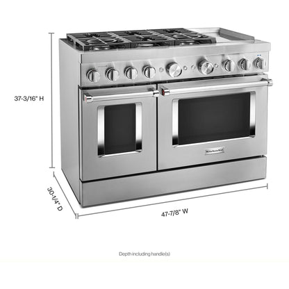 KitchenAid Dual Fuel Range (KFDC558JSS) - Stainless Steel