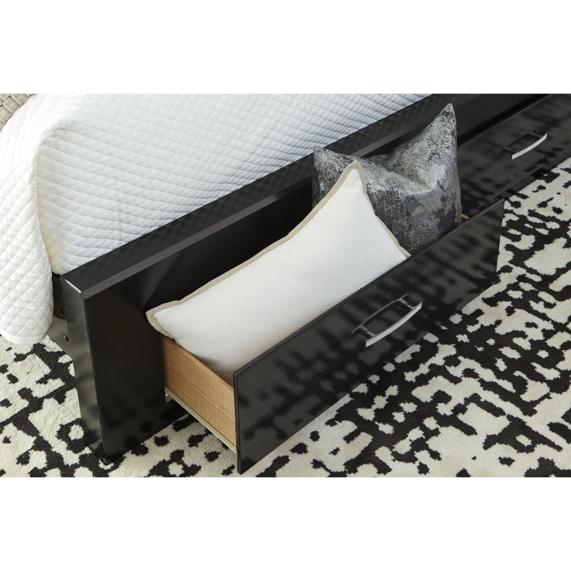 Drake 4 Piece Bed with Storage