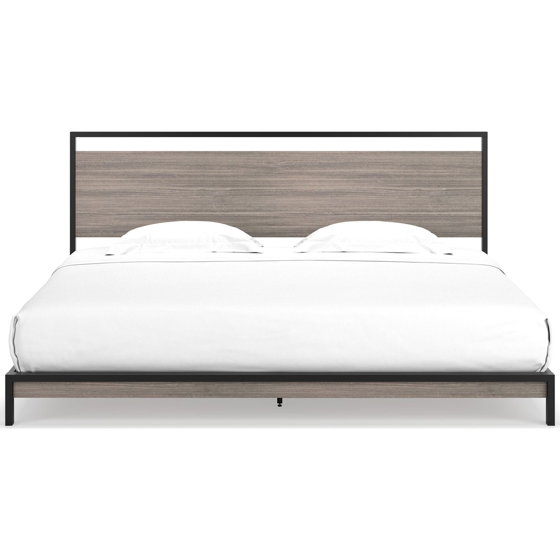 Dontally King Bed - Gray/Black