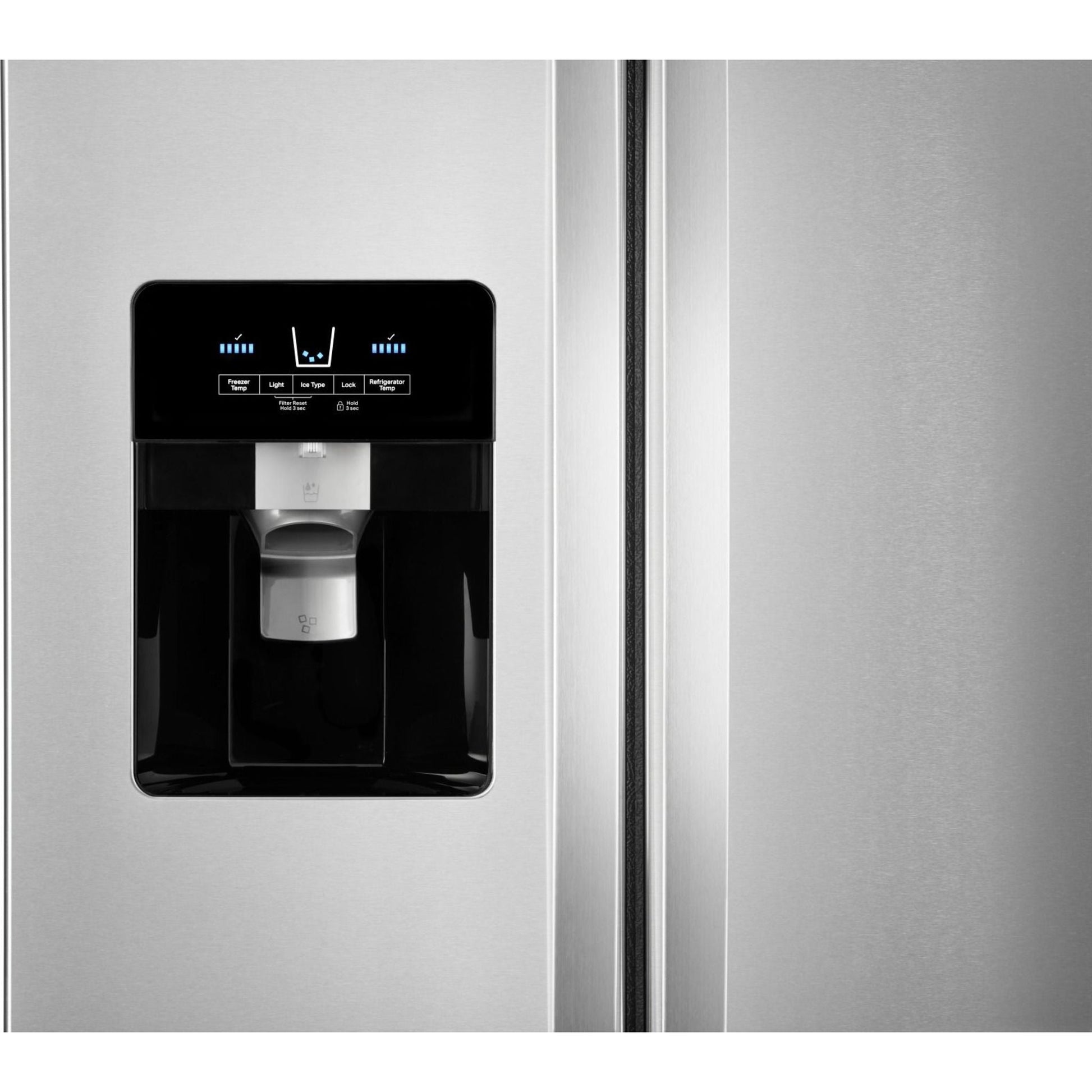Whirlpool Side x Side Fridge (WRS335SDHM) - Stainless Steel