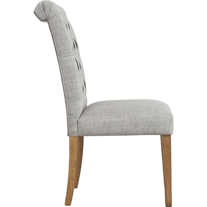 Harvina Upholstered Side Chair - Light Gray - (D324-02)